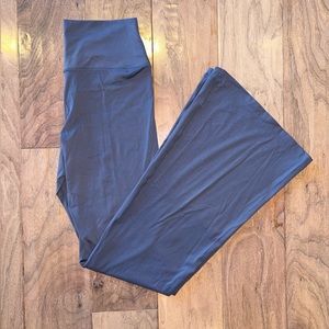 Rue21 Blue Cross Over Waist Flare Leggings Size Large